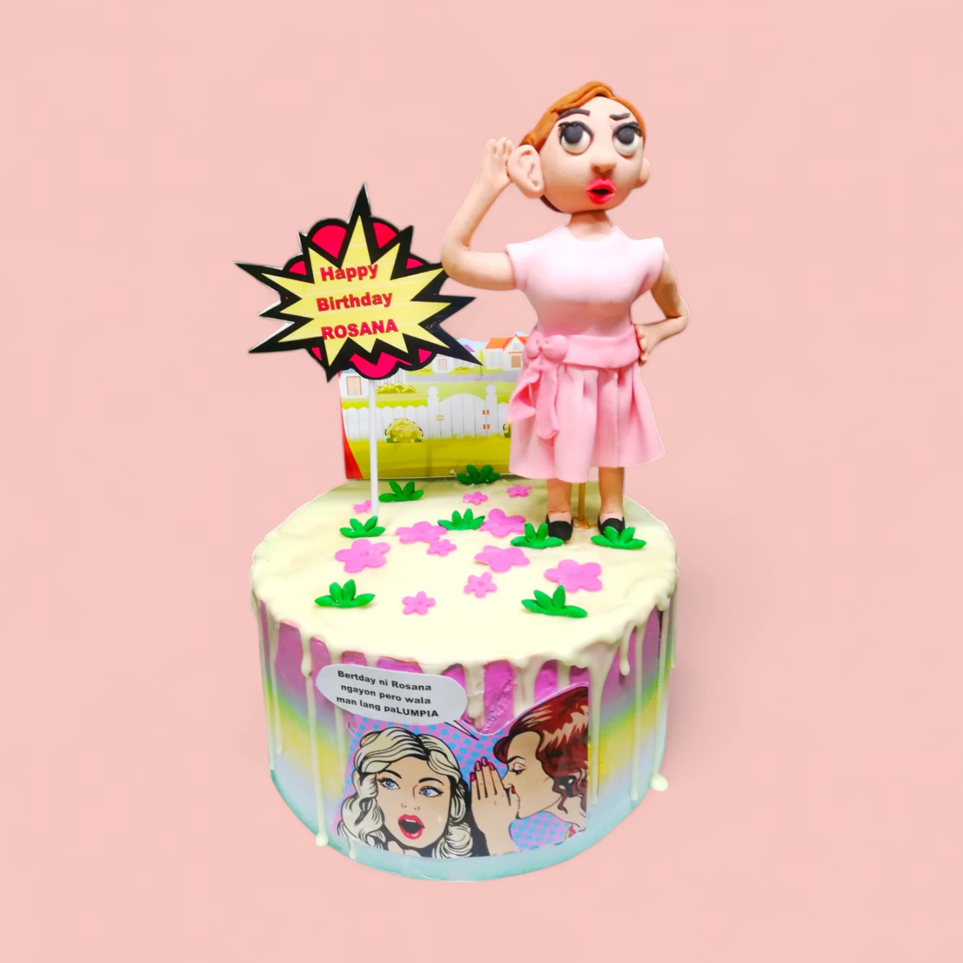 Custom Character-Themed Birthday Cake with Fondant Details by Love Bites Cake Hub