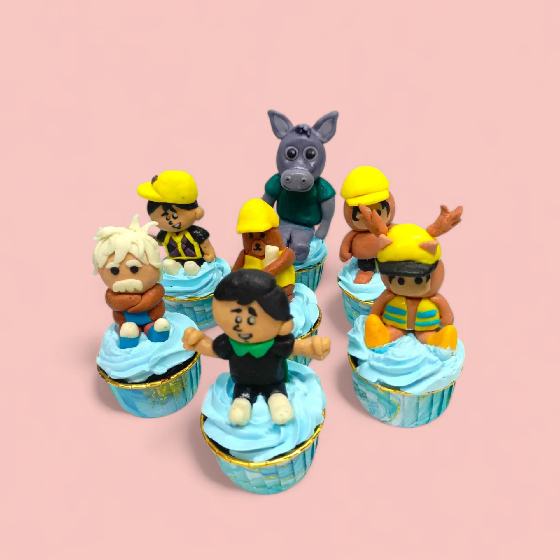 Converge 3D Mascot-Themed Fondant-Detailed Cupcakes by Love Bites Cake Hub