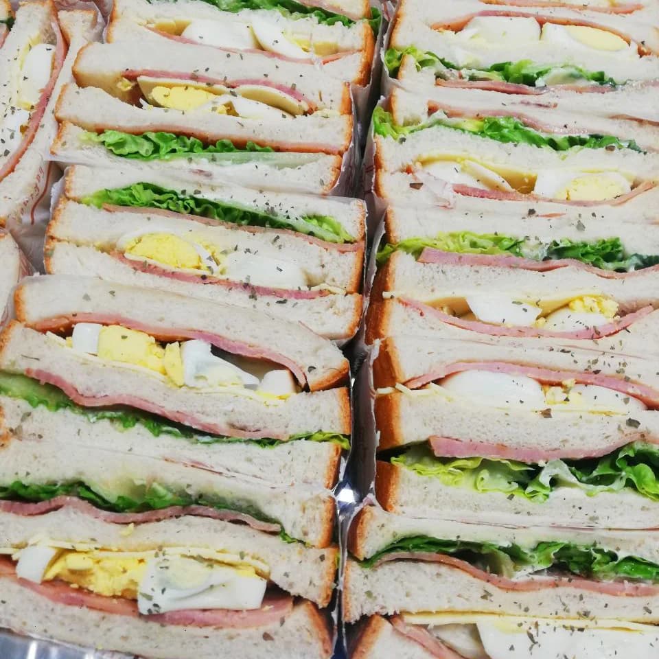 Ham, Cheese and Egg Sandwich by Love Bites Cake Hub