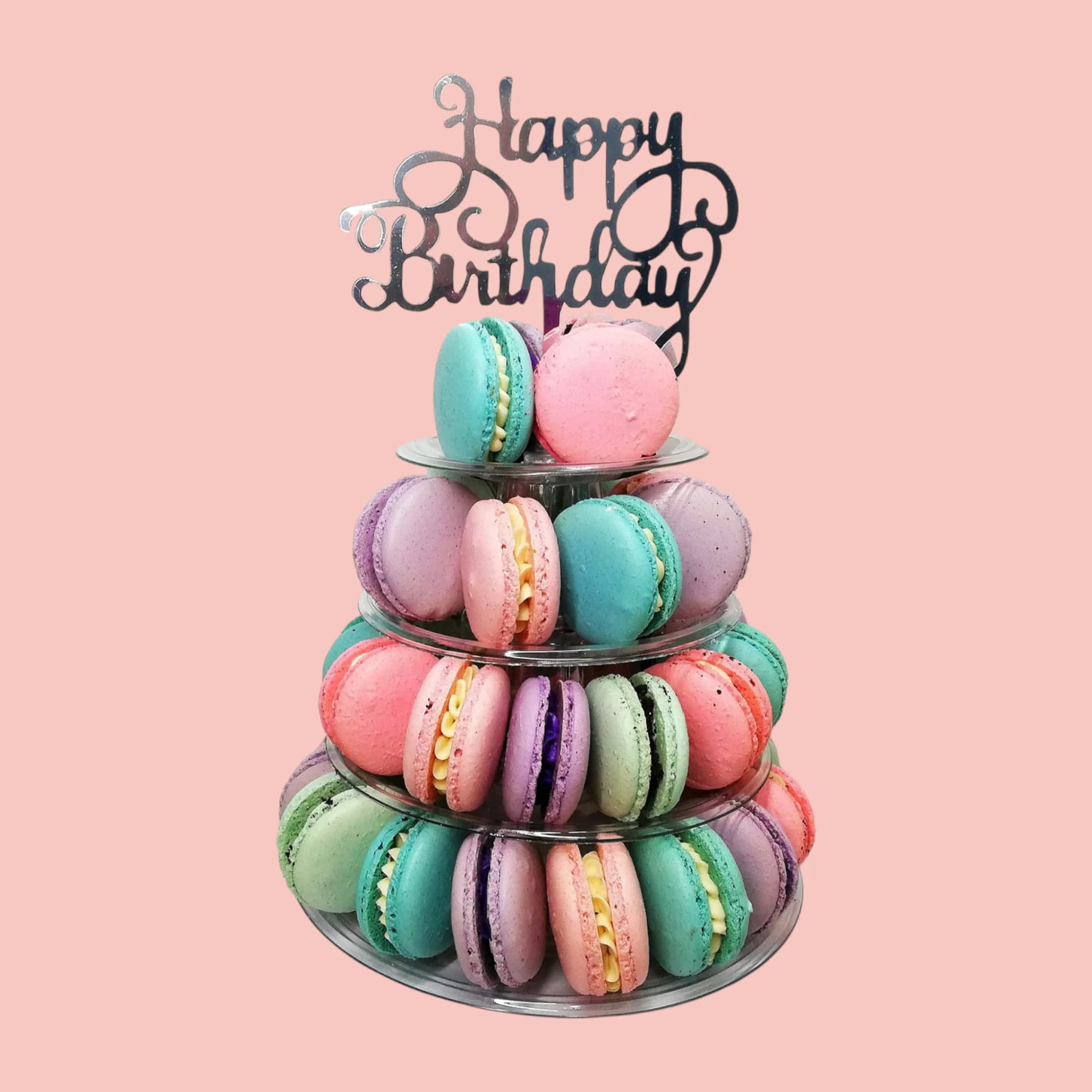 Macaron Tower by Love Bites Cake Hub