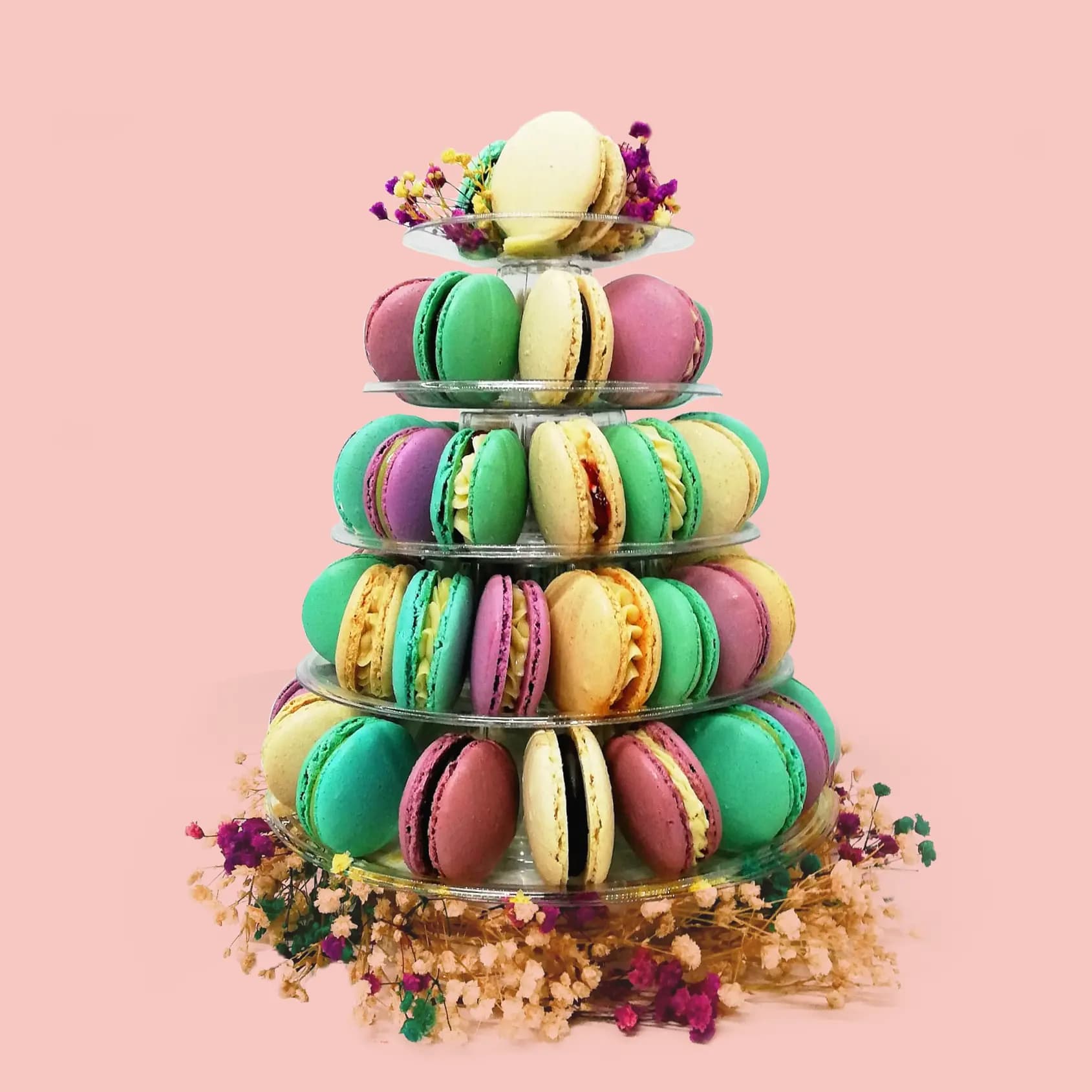 Macaron Tower by Love Bites Cake Hub